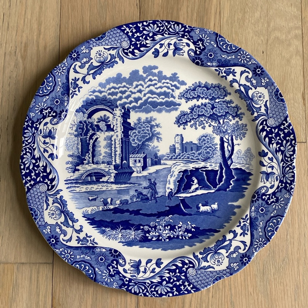 12" Charger Plate - Spode Blue Italian